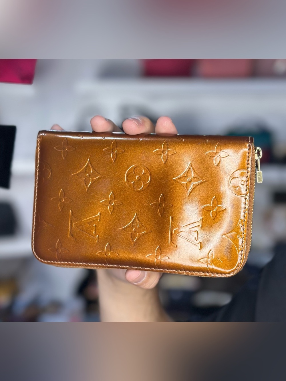 LV Vernis Zip Wallet